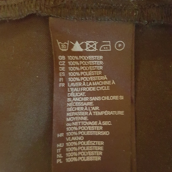 Dress  beige with black trim. Looks like silk. - Picture 4 of 4